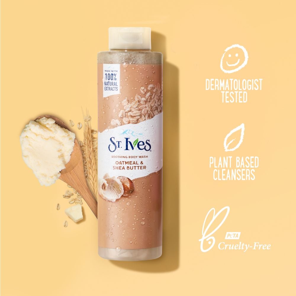 Sữa Tắm ST.Ives Body Wash Dưỡng Ẩm Tẩy Tế Bào Chết Và Chống Lão Hóa Da 650ml