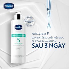 Sữa Dưỡng Thể Vaseline Smoothing Body Lotion Làm Mịn Da Với 5.5% AHA PRO Derma 5 - AHA 250ml