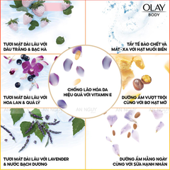 Sữa Tắm Olay Soothing Orchid & Black Currant Body Wash Hương Hoa Lan & Quả Lý Chua Lê 364ml