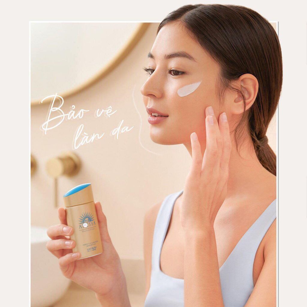 Sữa Chống Nắng Anessa Perfect UV Sunscreen Skincare Milk SPF50+ PA++++ Dưỡng Da Kiềm Dầu