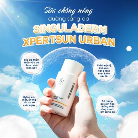 Sữa Chống Nắng Singuladerm Xpertsun Urban SPF50+ Dành Cho Mọi Loại Da 50ml