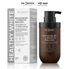 Sữa Dưỡng Thể DrCeutics Niacinamide 10%+ α- Arbutin 2% Body Lotion Hỗ Trợ Dưỡng Trắng Da 200g