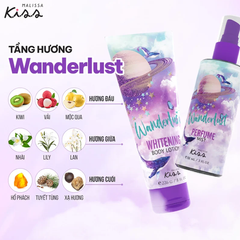 Sữa Dưỡng Thể Malissa Kiss Whitening Body Lotion - Wanderlust 226gr