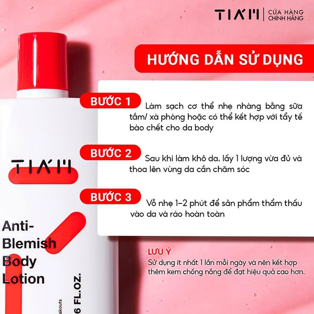 Sữa Dưỡng Thể Tia'm Anti-Blemish Body Lotion 200ml