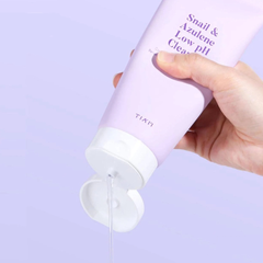 Sữa Rửa Mặt Tia'm Snail & Azulene Low PH Cleanser Làm Sạch Dịu Nhẹ