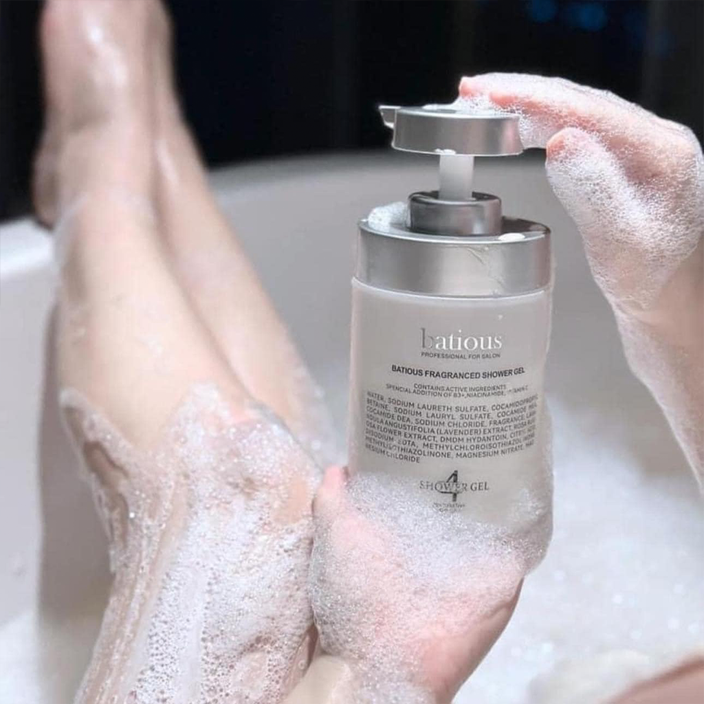 Sữa Tắm Batious B3+ Fragranced Shower Gel Hỗ Trợ Làm Trắng Sáng Da 500ml