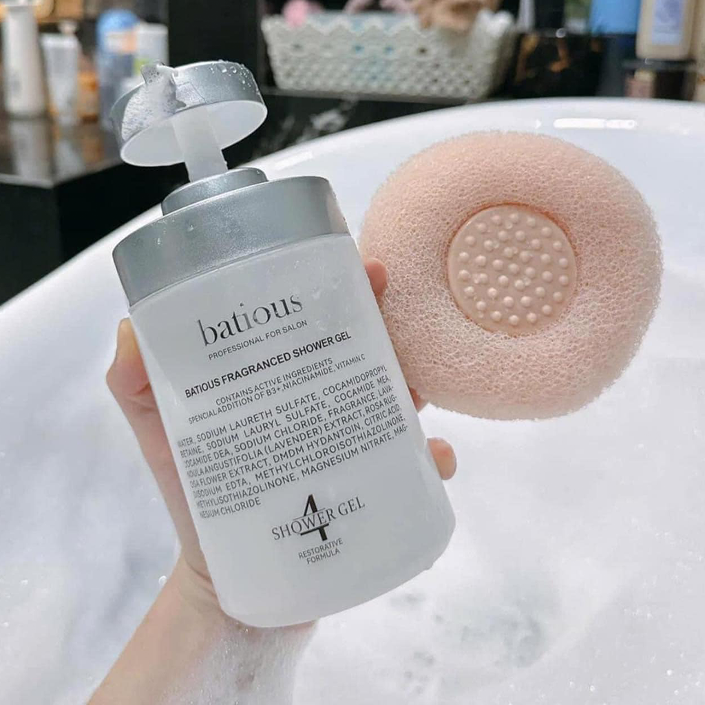 Sữa Tắm Batious B3+ Fragranced Shower Gel Hỗ Trợ Làm Trắng Sáng Da 500ml