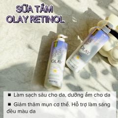 Sữa Tắm Olay Retinol 24h Moisturizing Body Wash 591ml