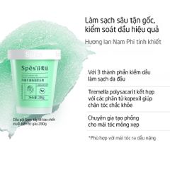 Tẩy Tế Bào Chết Da Đầu Spes Sea Salt Cream Muối Biển Làm Sạch Tóc 280g