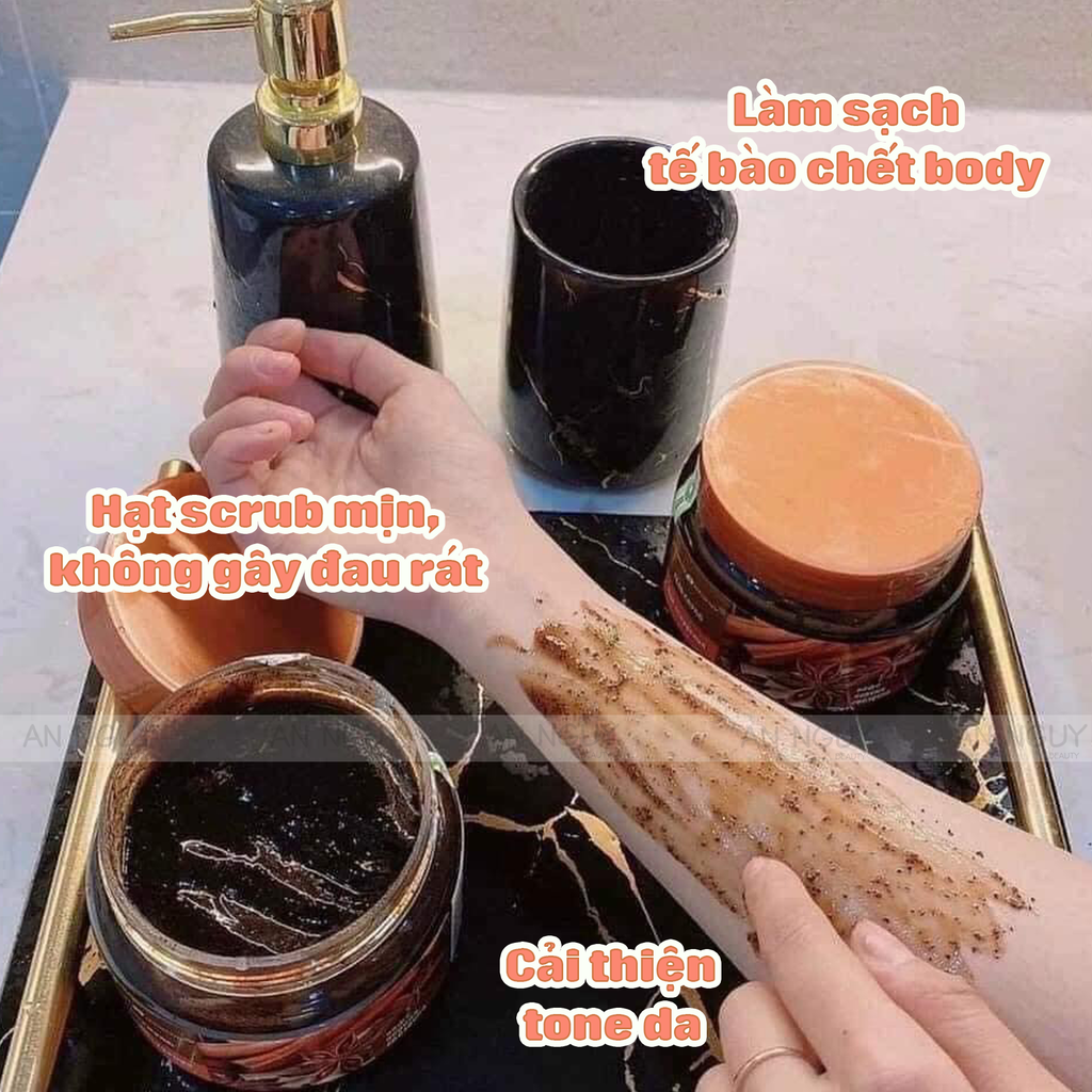 Tẩy Tế Bào Chết Exclusive Cosmetic Gel Scrub Cinamon Cloves Hương Quế Hồi Làm Sạch Tế Bào Chết Trên Da