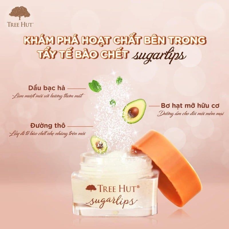 Tẩy Tế Bào Chết Môi Tree Hut Sugarlips Lips Scrub 9.8g