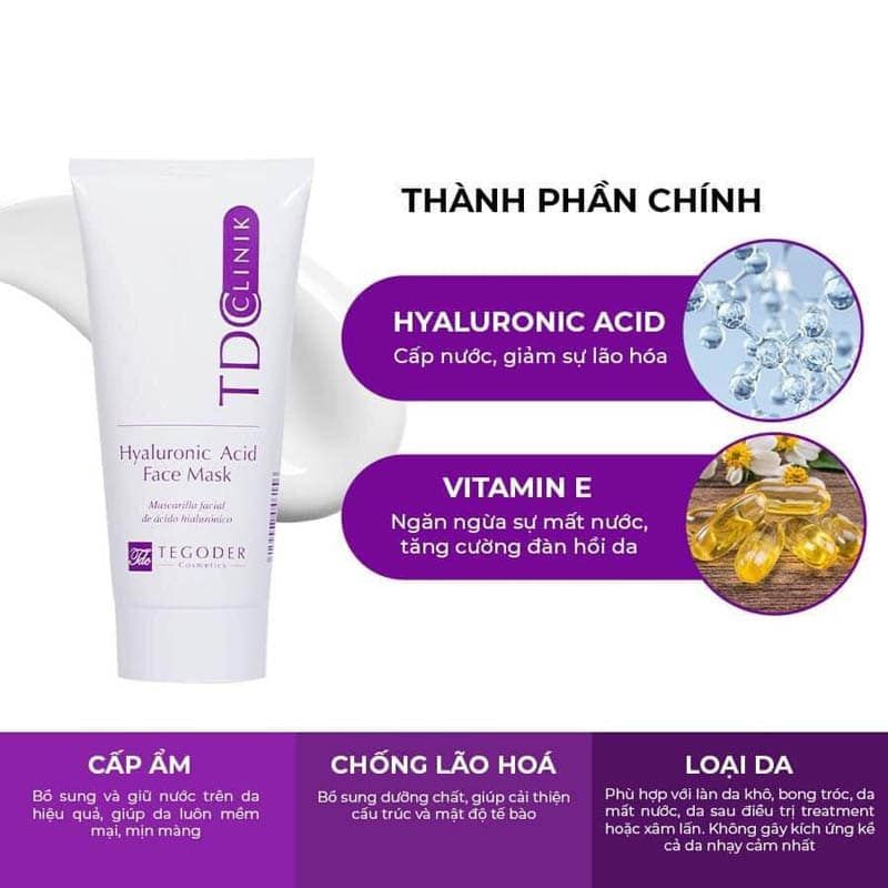 Mặt Nạ HA TEGODER Cosmetics - Minisize Dưỡng Ẩm Tức Thì 50ml