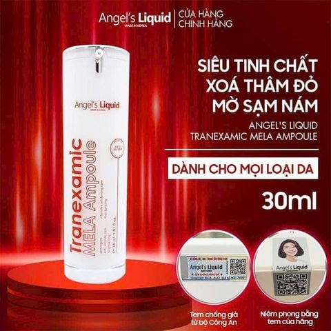 Tinh Chất Angel's Liquid Tranexamic Mela Ampoule Mờ Thâm Nám Chuyên Sâu 30ml