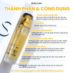 Tinh Chất Bergamo 24K Gold Brilliant Essence Chống Lão Hóa 110ml