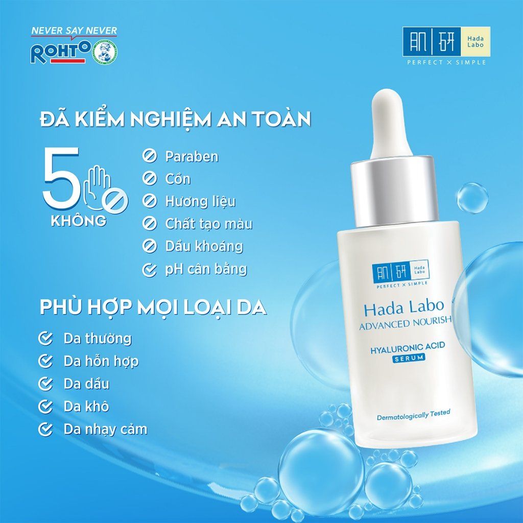 Tinh Chất Cấp Ẩm Hada Labo Advanced Nourish Hyaluronic Acid Serum 30ml