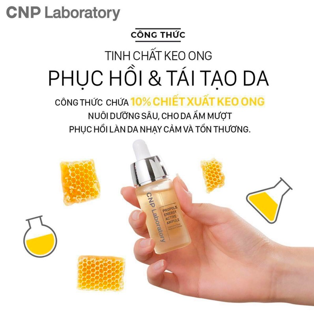 Tinh Chất Keo Ong Tái Tạo Phục Hồi Da CNP Laboratory Propolis Energy Active Ampule 15ml