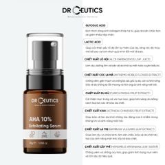 Tinh Chất DrCeutics AHA 10% Exfoliating Serum Làm Sạch Tế Bào Chết, Sáng Da 30g