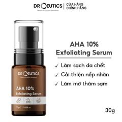 Tinh Chất DrCeutics AHA 10% Exfoliating Serum Làm Sạch Tế Bào Chết, Sáng Da 30g