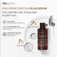 Tinh Chất Giảm Mụn Ekseption Hyaluronic ZnPCA Mixlab Serum Kiểm Soát Dầu 75ml