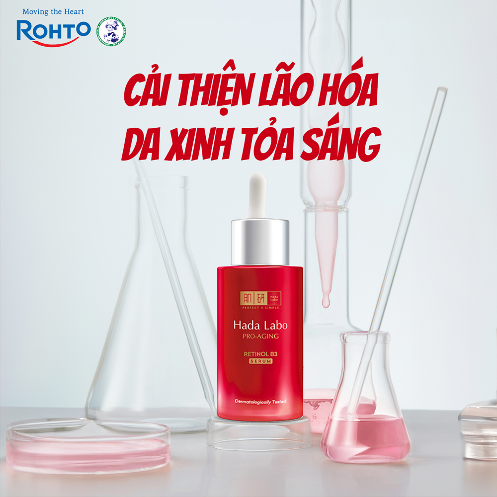 Tinh Chất Hada Labo Pro-Aging Retinol B3 Serum Giảm Nếp Nhăn Và Săn Chắc Da 30ml