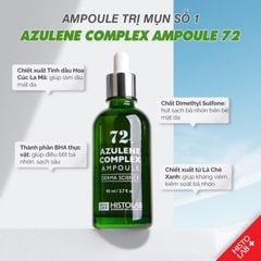 Tinh Chất Histolab 72% Azulene Complex Ampoule Kiểm Soát Dầu, Giảm Mụn 50ml