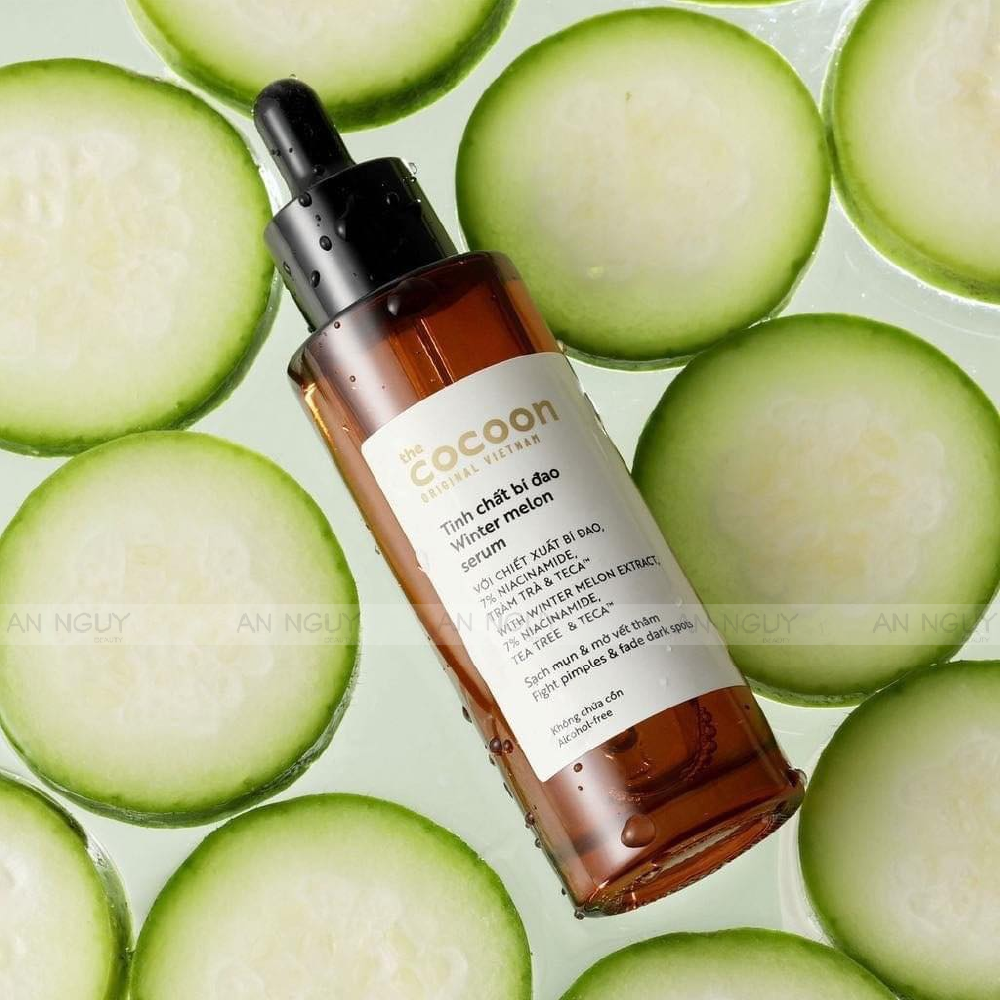 Tinh Chất Bí Đao Cocoon Winter Melon Serum N7 Sạch Mụn Và Mờ Thâm 70ml