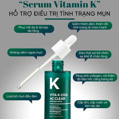 Tinh Chất PrettySkin Vita K-Cica AC Clear Treatment Serum