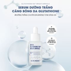 Tinh Chất Sur.Medic Super Glutathione 100 Bright Ampoule Dưỡng Trắng Da 32ml