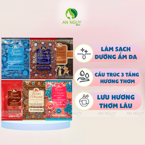 Sữa Tắm Nước Hoa Tesori D'Oriente ( Dây 12 Gói )