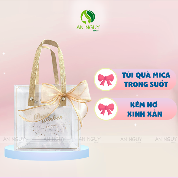 Túi Quà Mica Trong Suốt Có Nơ Xinh Xắn Nhiều Màu