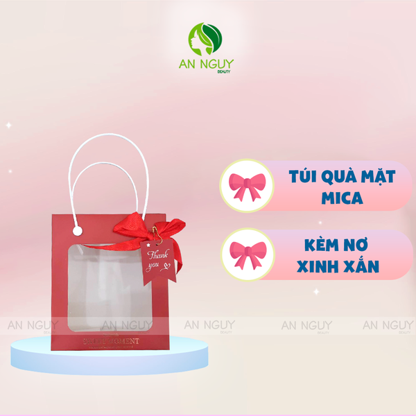 Túi Quà Mặt Mica Best Wish Sweet Moment Nhiều Kích Thước