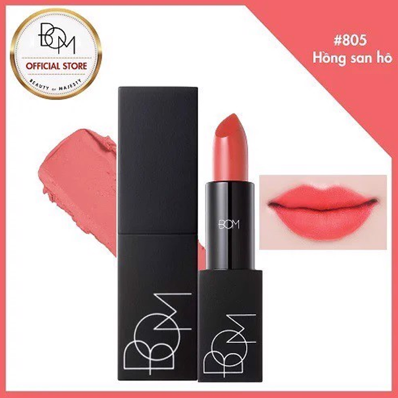 Son Thỏi Lì BOM My Lipstick Lên Chuẩn Màu 3.5gr