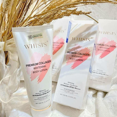 Kem Dưỡng Body Whisis Premium Collagen Whitening Body Lotion Dưỡng Trắng, Nâng Tone, Chống Nắng SPF50+ PA++++ 200ml