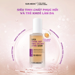 Tinh Chất Sur.Medic Super Peptide 100TM Triple Collagen Lifting Serum Phục Hồi Da