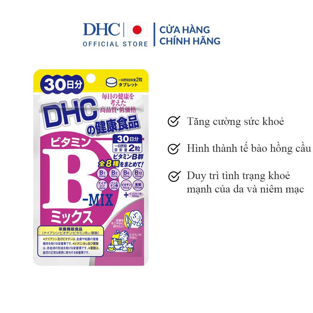 Viên Uống DHC Bổ Sung Vitamin B Mix Tổng Hợp