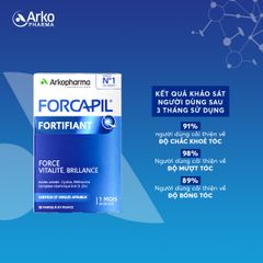Viên Uống Arkopharma Forcapil Fortifiant Hỗ Trợ Tóc Và Móng Chắc Khỏe 60 Viên