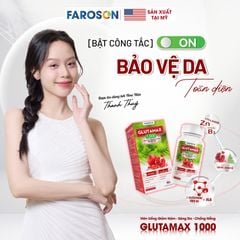 Viên Uống Faroson Glutamax 1000 Chống Oxy Hóa, Làm Sáng Da 30 Viên (Mẫu Mới)