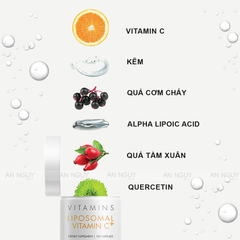 Viên Uống CodeAge Liposomal Vitamin C+ Chống Lão Hóa, Sáng Da, Tăng Cường Miễn Dịch 180 Viên