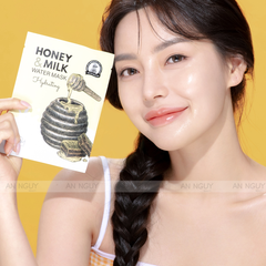 Mặt Nạ BOM Honey & Milk Mask Dưỡng Ẩm, Phục Hồi Da 25gr