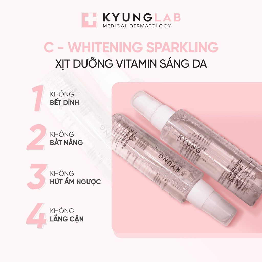 Xịt Dưỡng Kyung Lab Sparkling Giữ Ẩm Cho Da 80ml