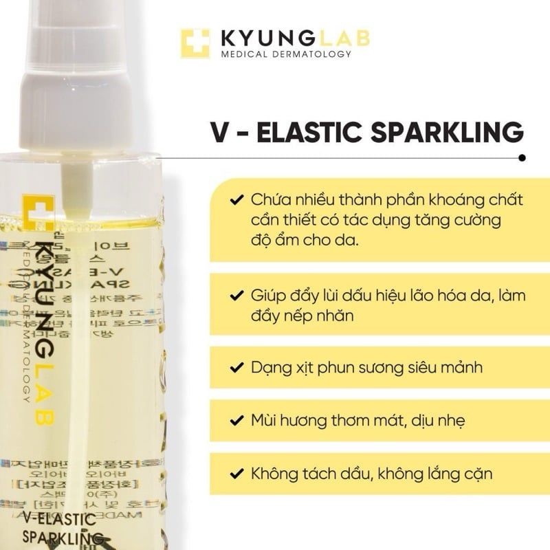 Xịt Dưỡng Kyung Lab Sparkling Giữ Ẩm Cho Da 80ml
