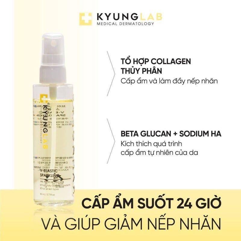 Xịt Dưỡng Kyung Lab Sparkling Giữ Ẩm Cho Da 80ml