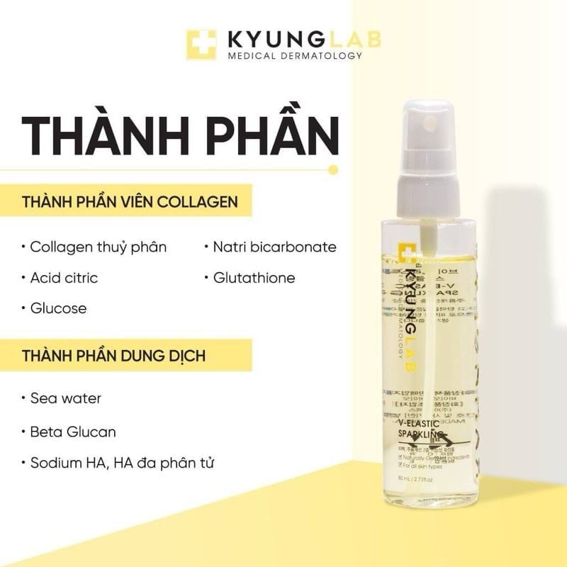 Xịt Dưỡng Kyung Lab Sparkling Giữ Ẩm Cho Da 80ml