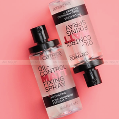 Xịt Khoá Nền Catrice Oil Control Matt Fixing Spray Kiềm Dầu Giữ Lớp Makeup 50ml