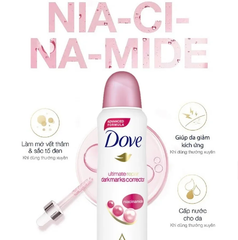 Xịt Khử Mùi Dove Moisturising Cream 48H 135ml