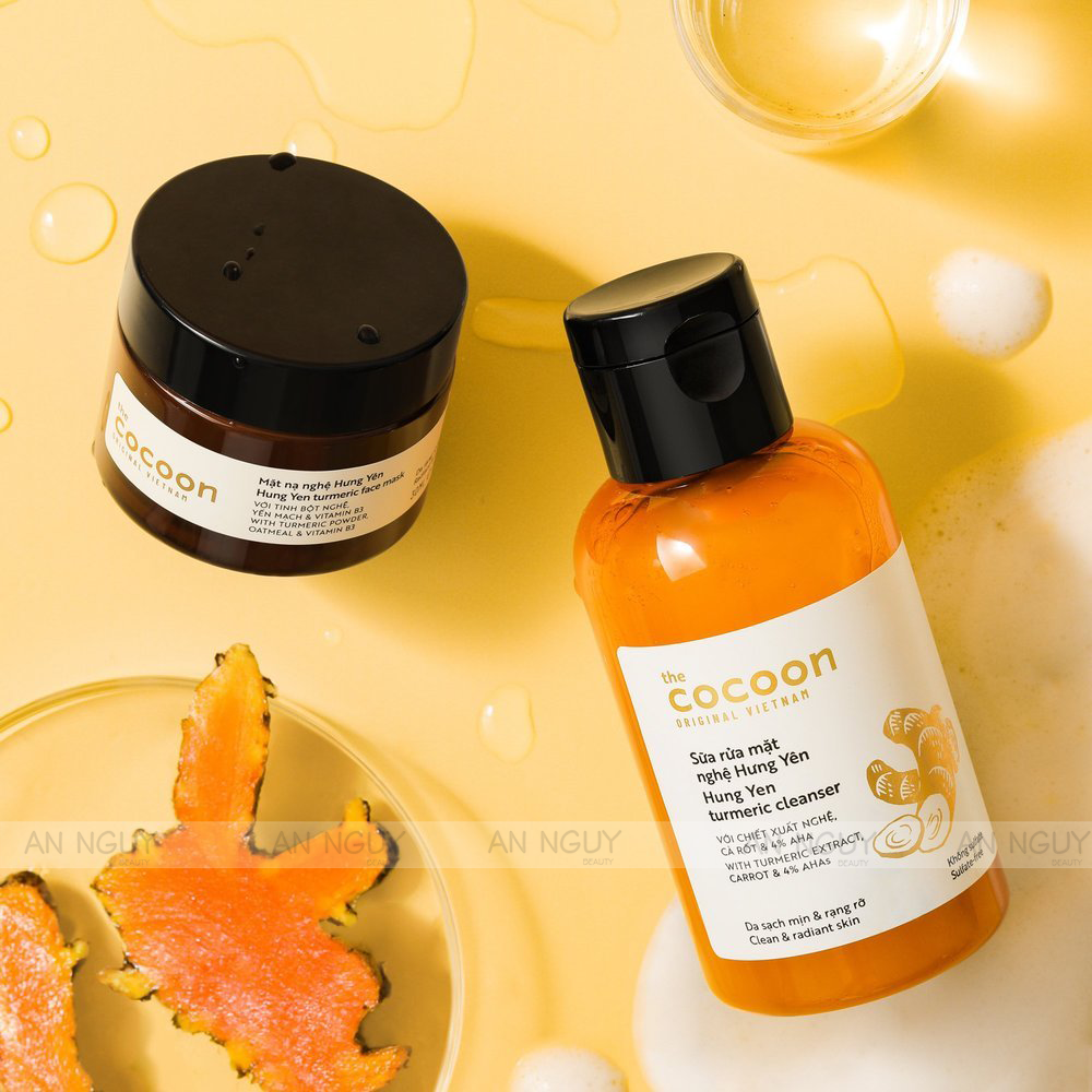 Sữa Rửa Mặt Cocoon Hung Yen Turmeric Cleanser Chiết Xuất Từ Nghệ Hưng Yên