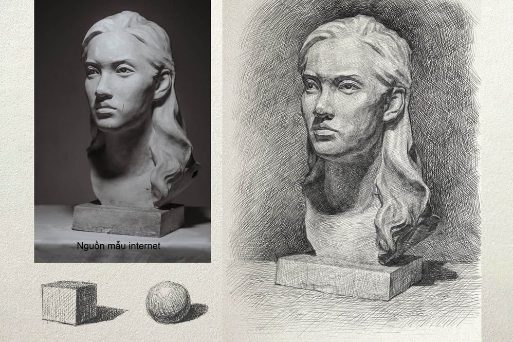DO ART  Bài vẽ Hình họa toàn thân Học viên DoArt 3052018  Lưu ý Lớp  học vẽ chân dung toàn thân tại DoArt là lớp học vẽ Người Mẫu trực