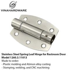 Bản lề bật tự đóng inox 304 - Mã 1260.3.11013
