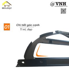 Bản lề tủ giày 2 tầng Vinahardware - Mã 1260.1.09246