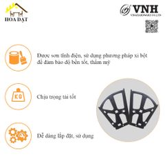 Bản lề tủ giày 2 tầng Vinahardware - Mã 1260.1.09246